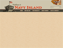 Tablet Screenshot of navyisland.com